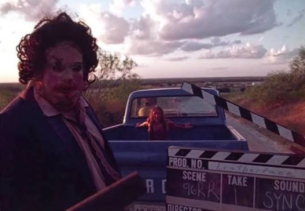 Leatherface en La Matanza de Texas de 1974, clásico del cine de terror
